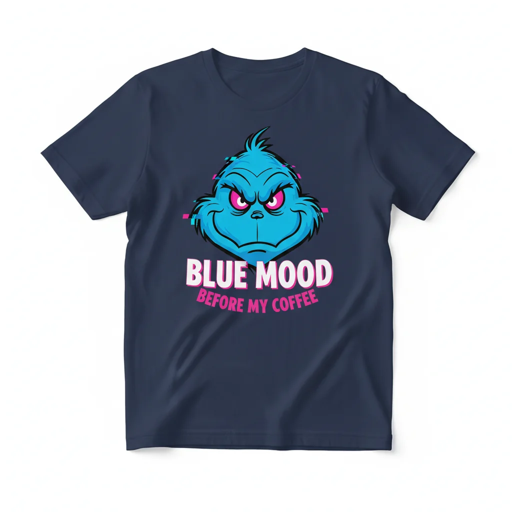 Blue Grinch Meme T-Shirt | Premium Quality, Fade-Resistant & Built to Last