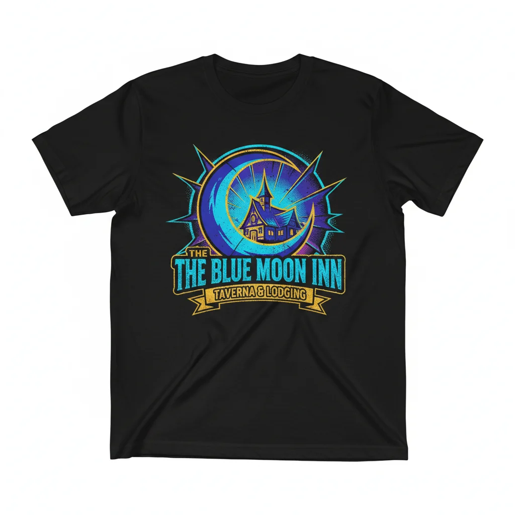 Camiseta Esencial "Blue Moon Inn OSRS" - Comodidad Duradera y Estilo Vibrante