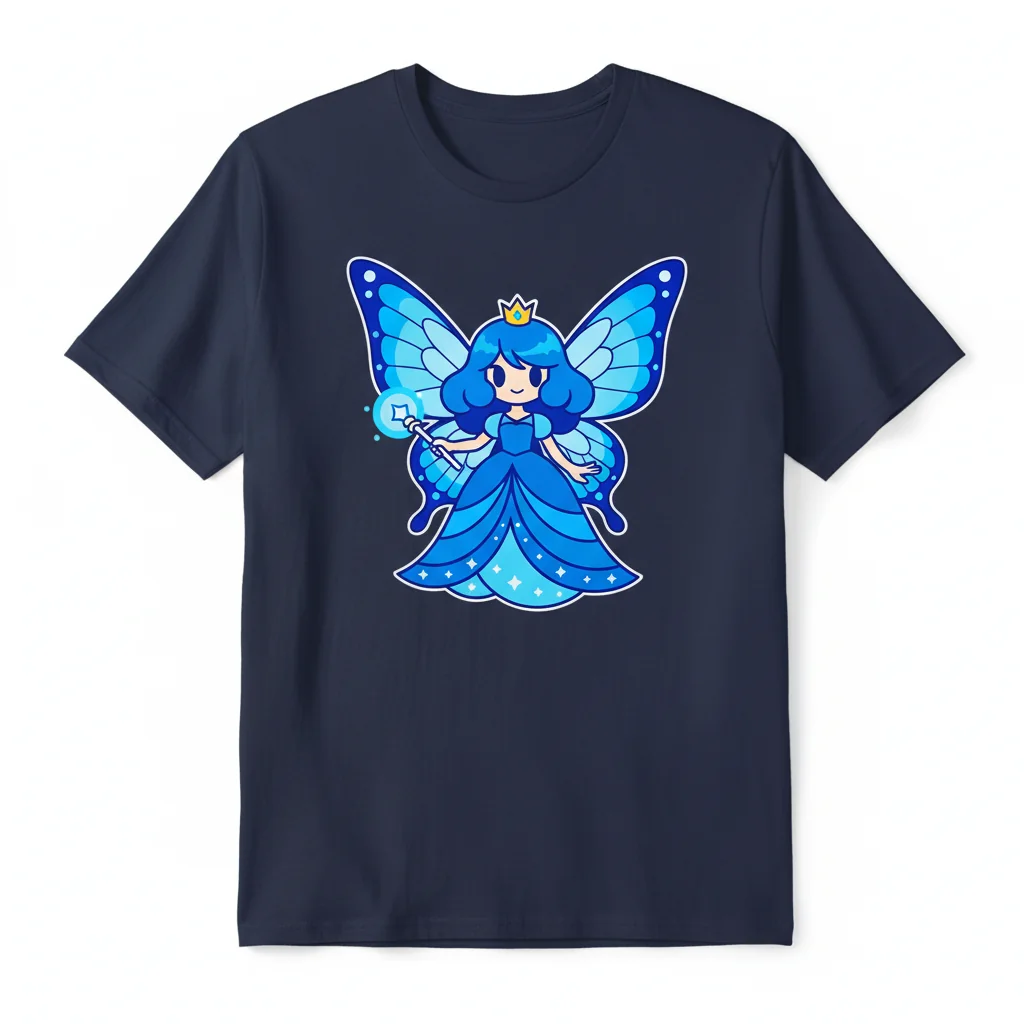 Blue Sprixie Princess Essential Tee - Magical & Comfy Unisex T-Shirt