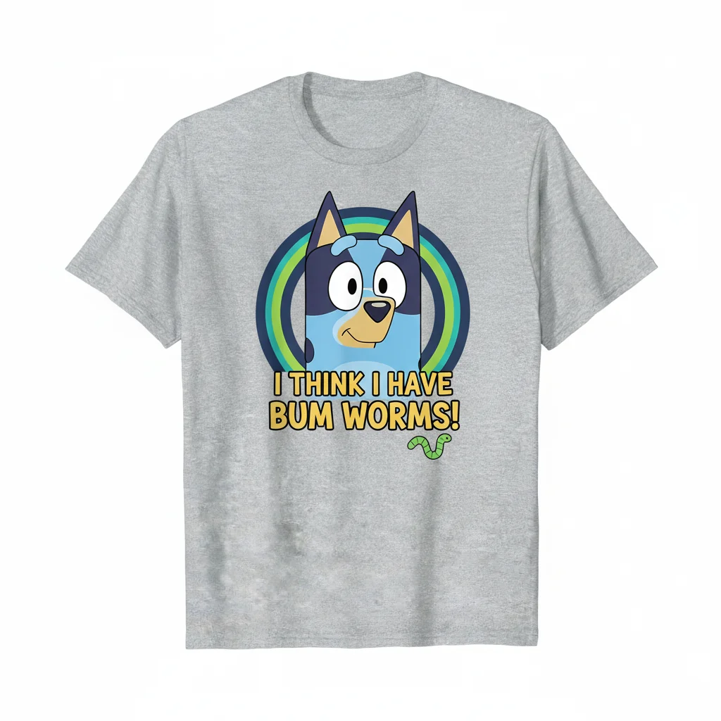 Bluey Bum Worms Tee
