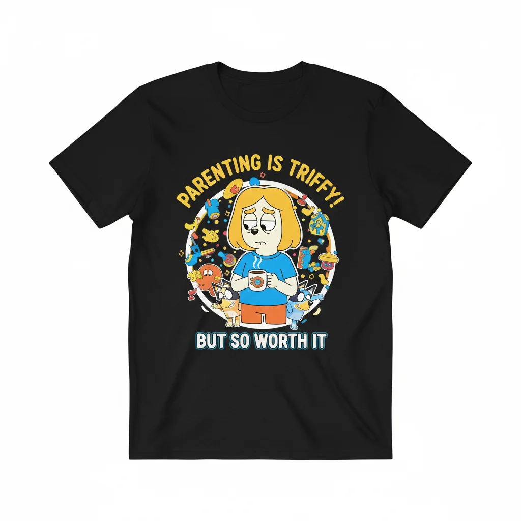 Embrace the 'Trifficult' Joy: Bluey Mom Life Mug