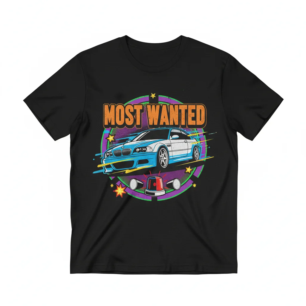 BMW M3 E46: Most Wanted Tee