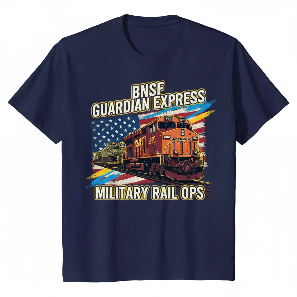 BNSF Military Train: A Journey of Strength & Style Essential T-Shirt