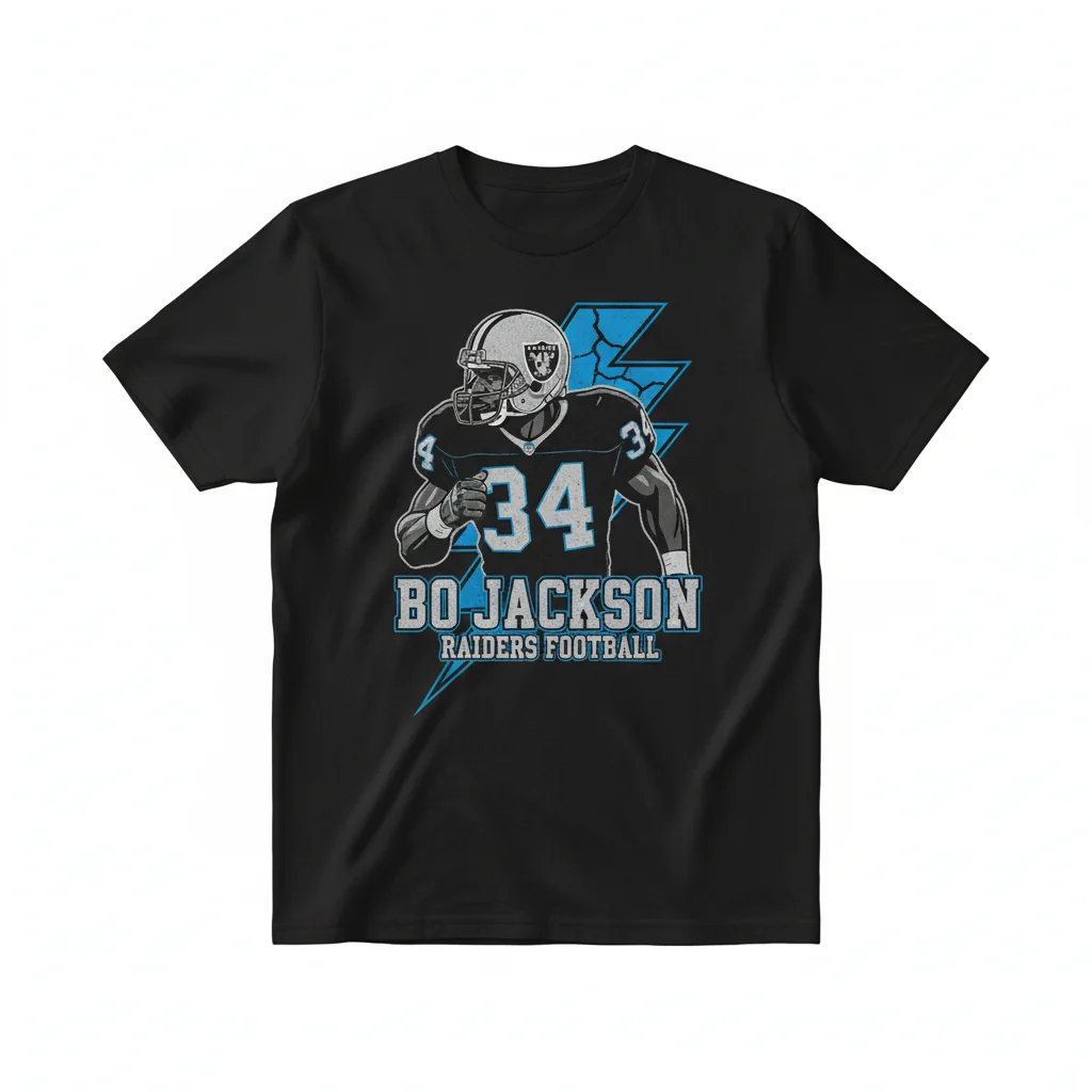Vintage Bo Jackson Raiders Tee