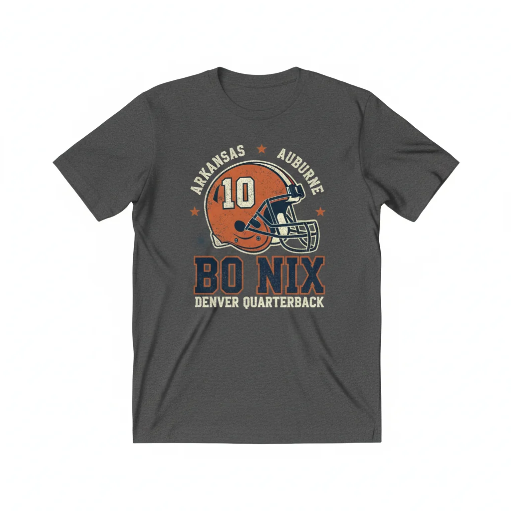 Bo Nix Old No 10 Denver Broncos: A Journey of Grit & Glory Shirt