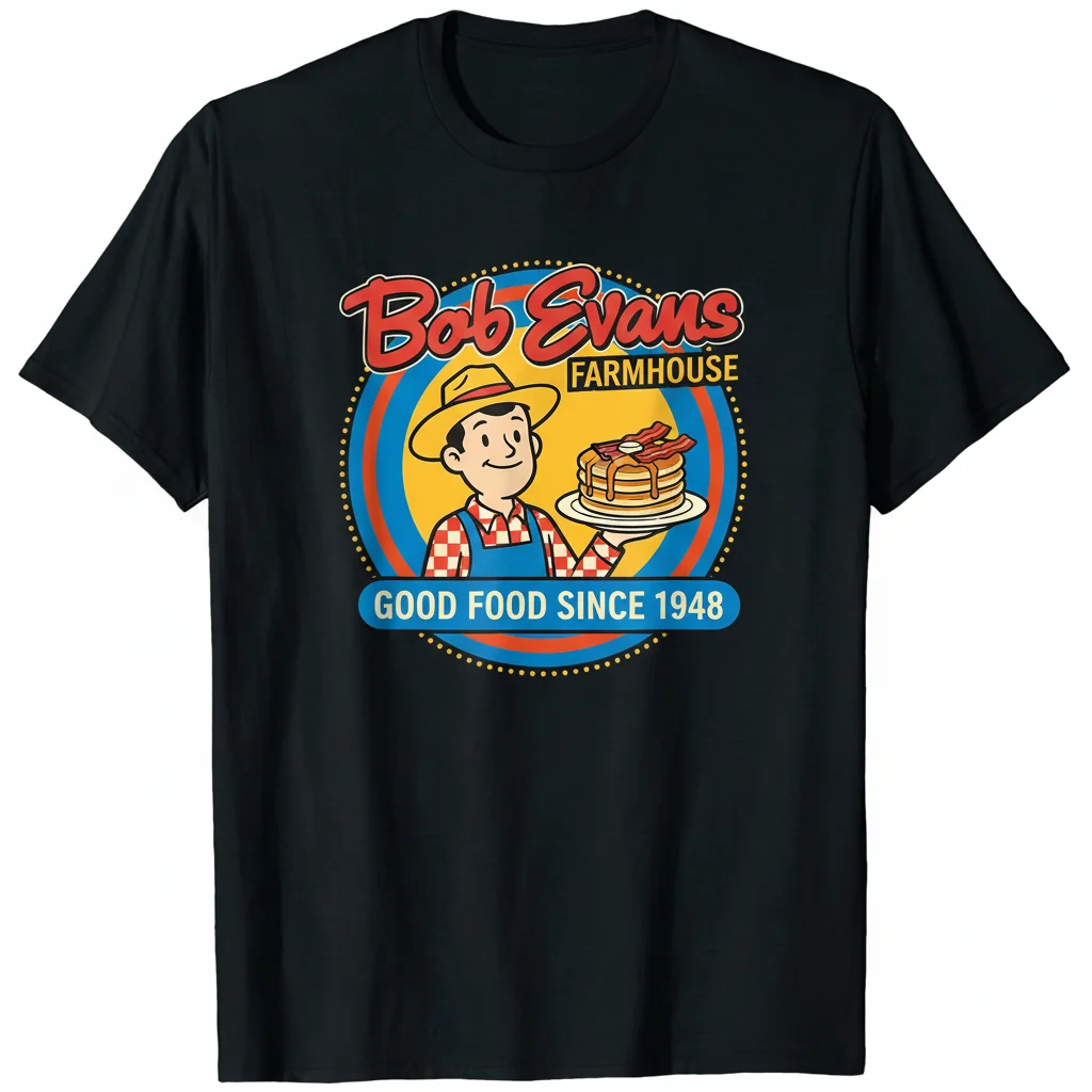 Your Comfort, Our Classic: The Bob Evans Restaurant Logo Tee