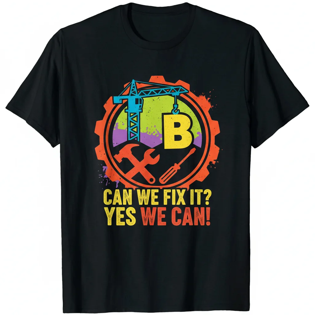Bob the Builder T-Shirt: Built to Last | Durable & Vibrant Unisex Tee