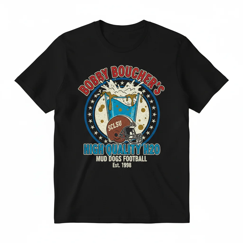 Bobby Boucher H2O SCLSU Mud Dogs High-Quality Football T-Shirt