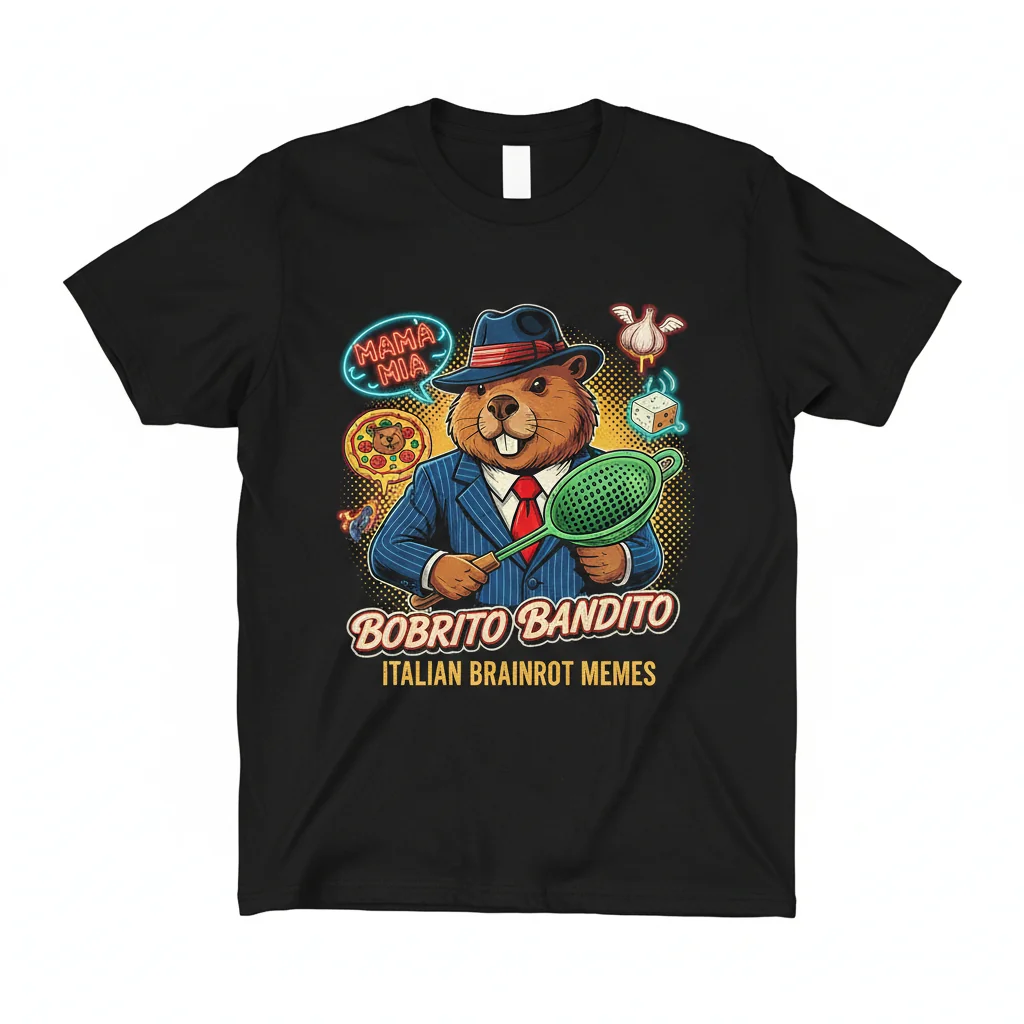 Bobrito Bandito: Embrace the Italian Brainrot Memes Essential T-Shirt