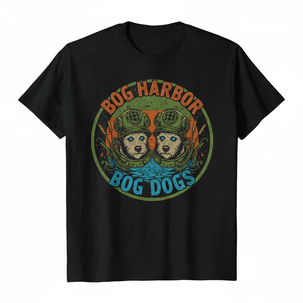 Bog Harbor Bog Dogs: The Spirit of the Coast T-Shirt