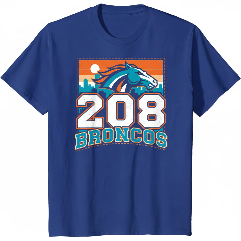 Broncos 208 Tee: Street Style Essential