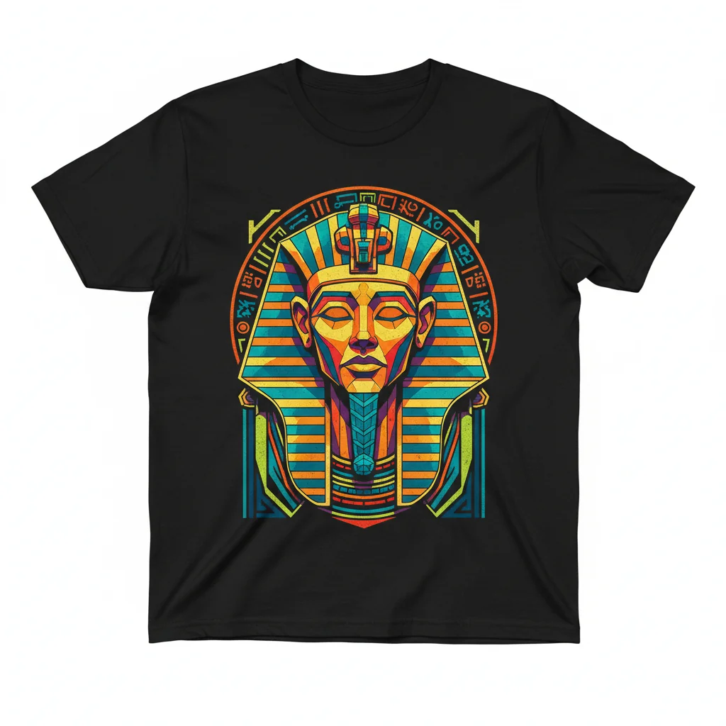 Bone Pharaoh Essential T-Shirt - Unique Egyptian Skull Design Tee