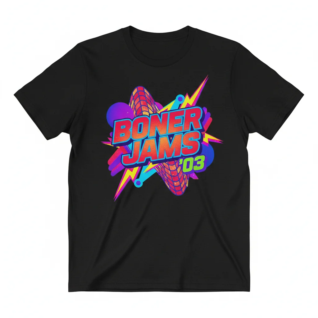 Boner Jams 03' Shirt | Vintage Style Graphic Tee | Unisex