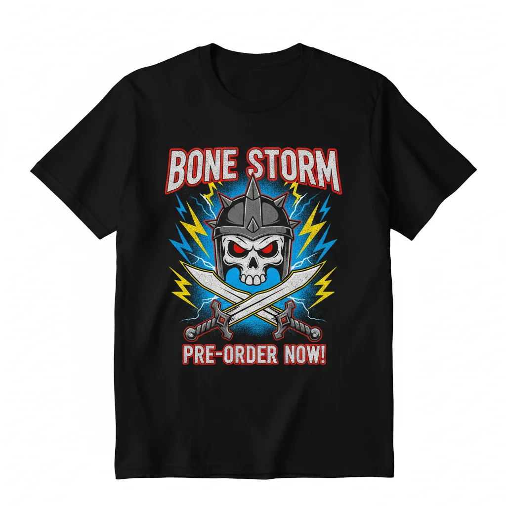 Bonestorm Essential T-Shirt: Unrivaled Durability, Perfect Fit, Lasting Laughs