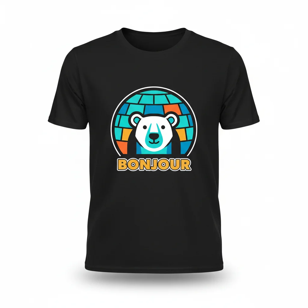 Bonjour Polar Bear Chill Tee