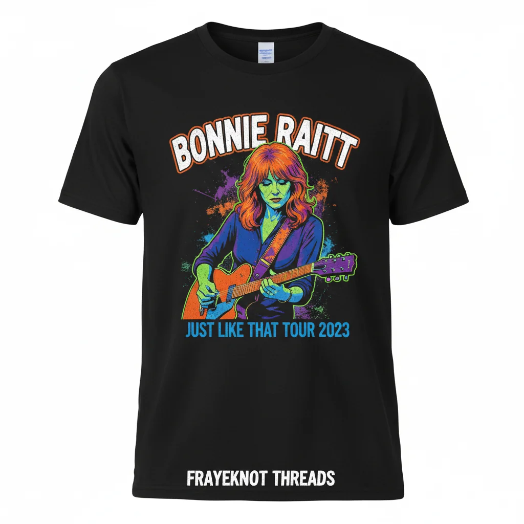 Bonnie Raitt Just Like That Tour 2023 T-Shirt - Official Concert Merch