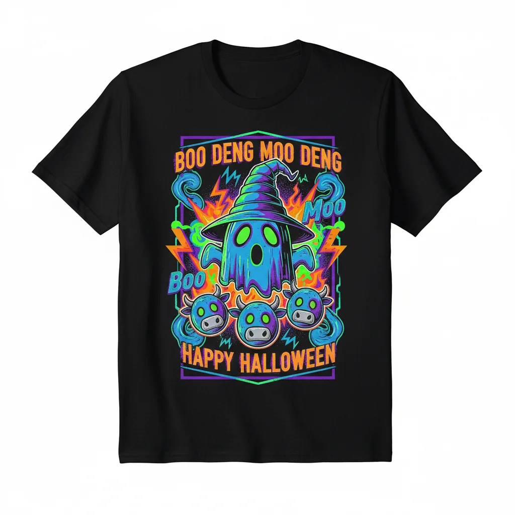 Boo Deng Moo Deng: Hauntingly Good Halloween Tee