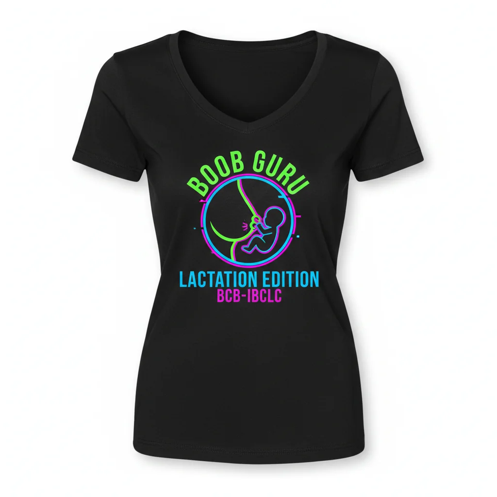 Boob Guru: Lactation Edition - Embrace Your Journey Fitted Scoop Essential Tee