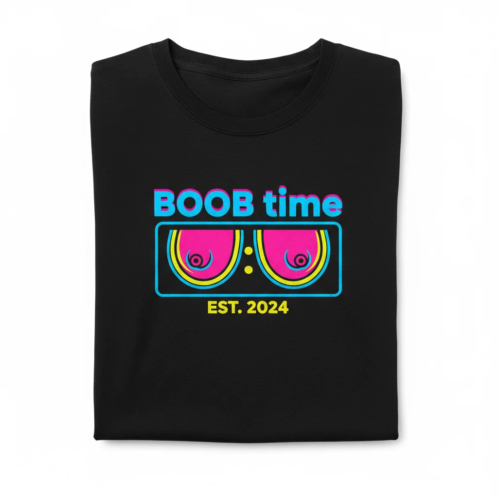 BOOB time. Iconic Tee.