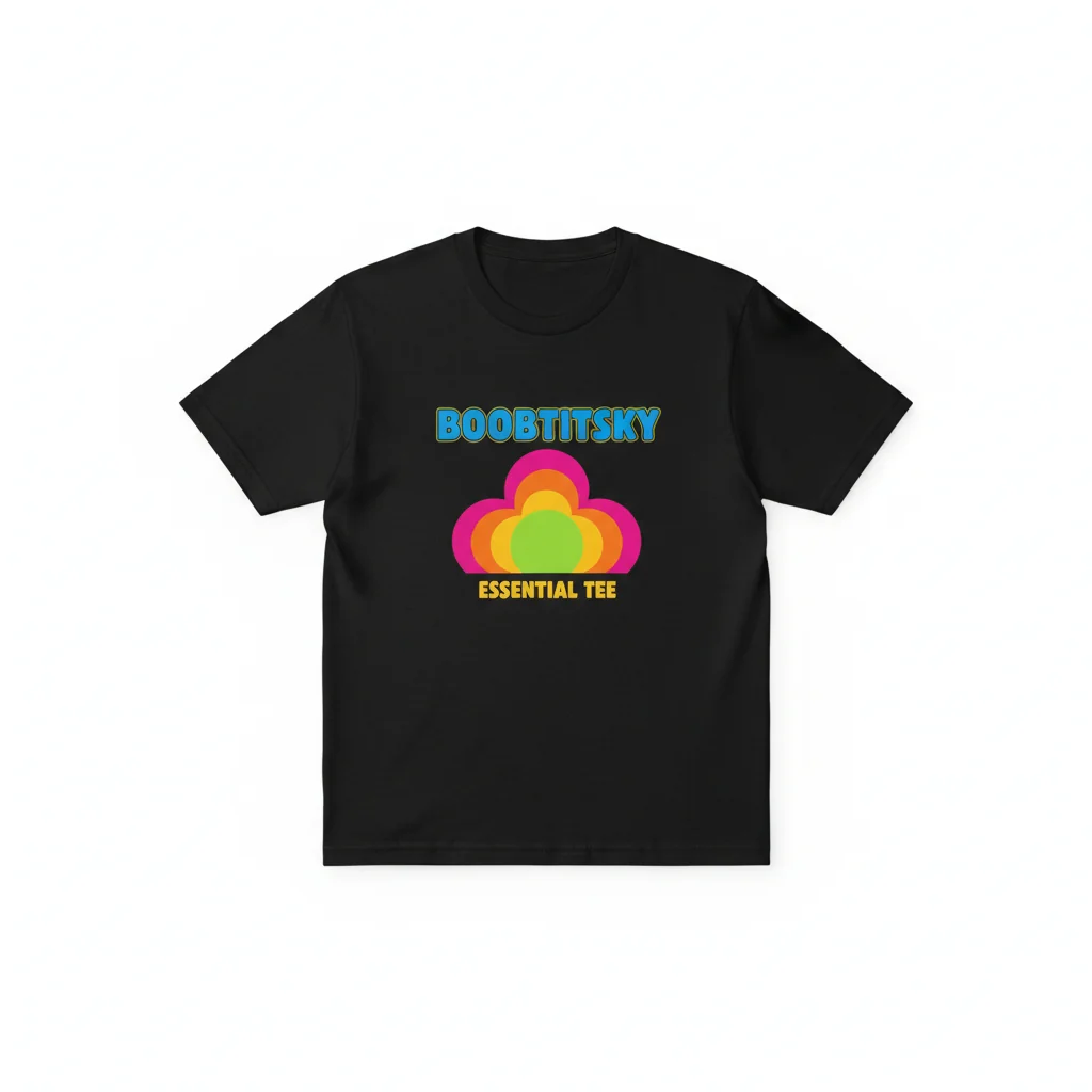 BOOBTITSKY Essential T-Shirt – Premium Ring-Spun Cotton Tee for Everyday Wear