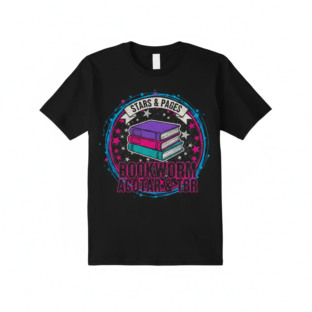 Book Lover Grunge Stars Essential Tee