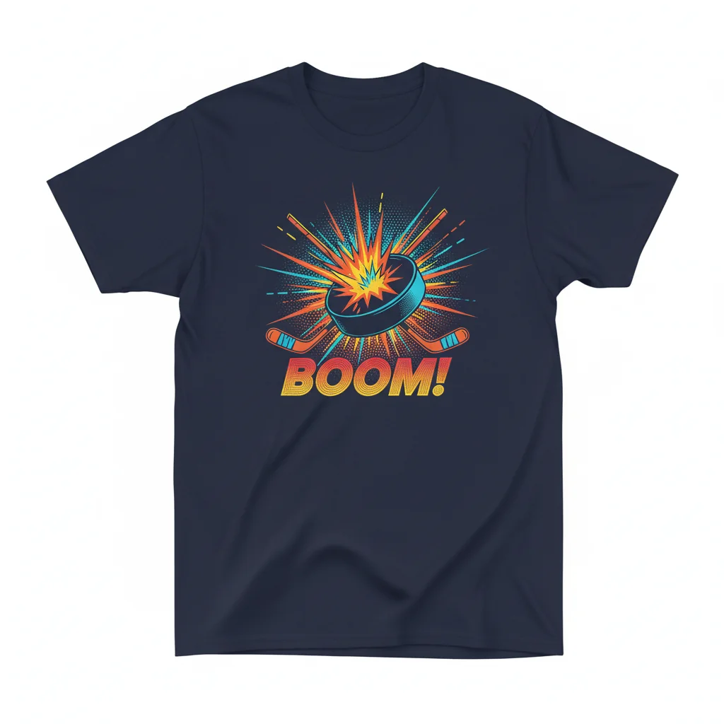 Boom Hockey T-Shirt – Premium & Comfortable Fan Apparel
