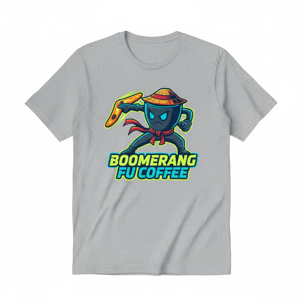 Boomerang Fu Coffee Essential T-Shirt – Comfortable & Stylish Gaming Tee