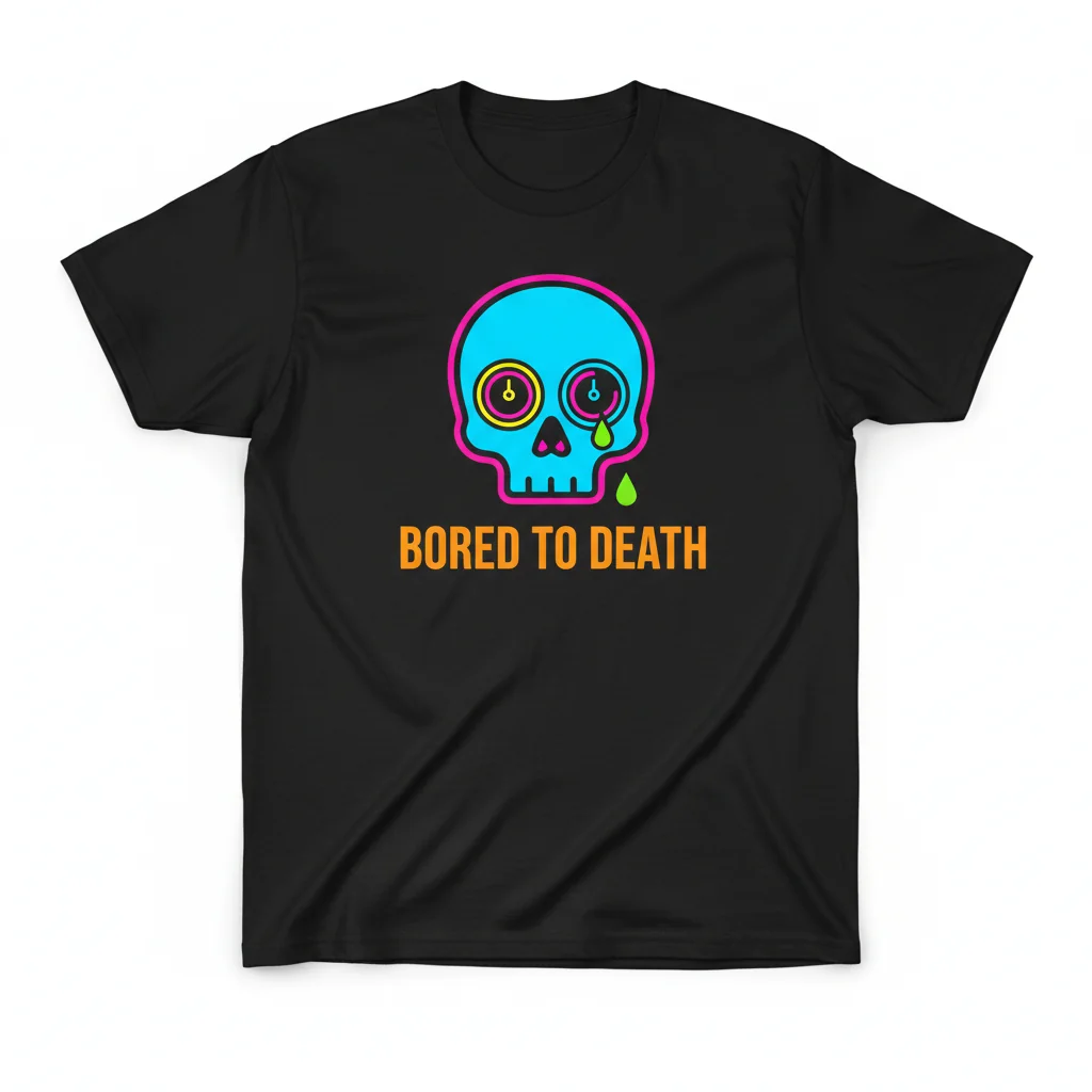 Bored To Death Essential T-Shirt - Premium Cotton Graphic Tee