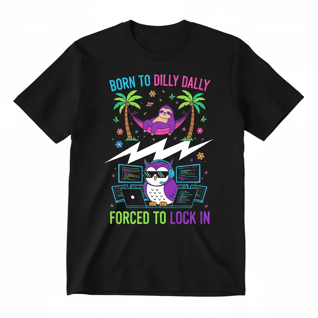 Dilly Dally Lock-In Meme T-Shirt: Ultra-Durable & Fade-Resistant