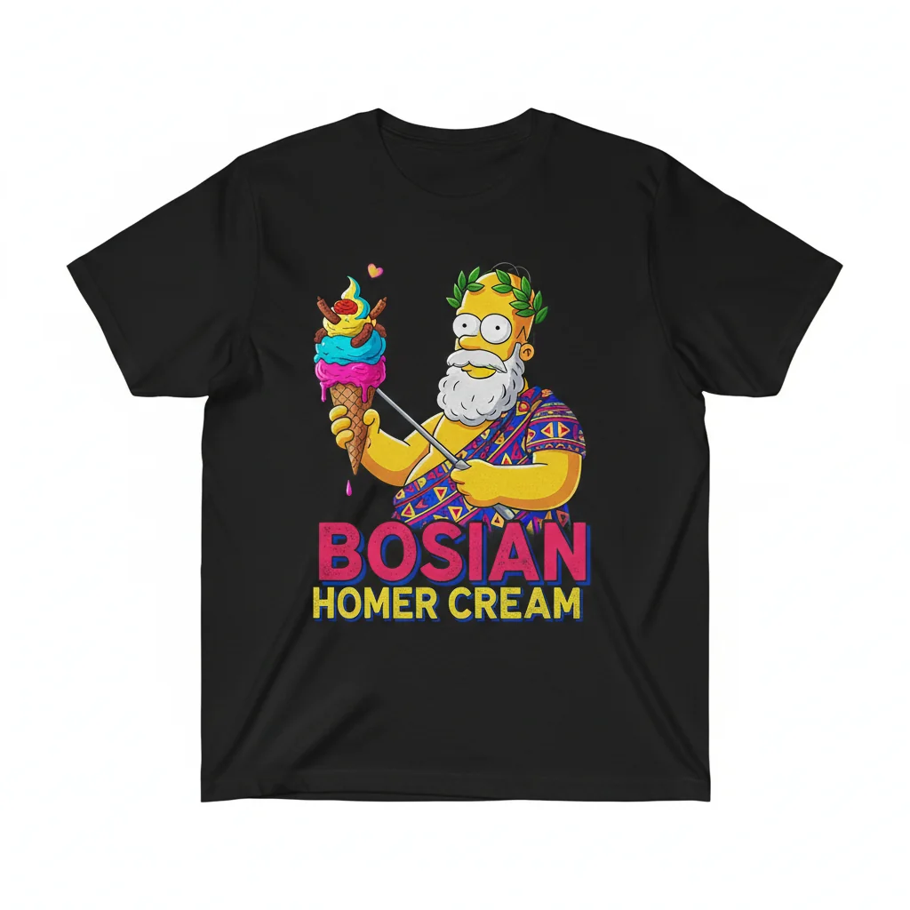 Bosnian Homer Ice Cream Essential T-Shirt: Lasting Style & Comfort