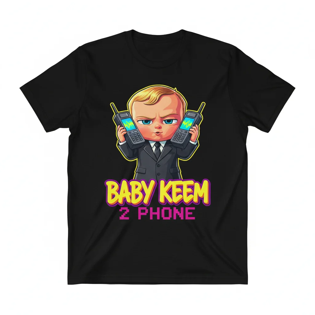 Boss Baby 2 Phone & Baby Keem Graphic T-Shirt | Premium Cotton Tee