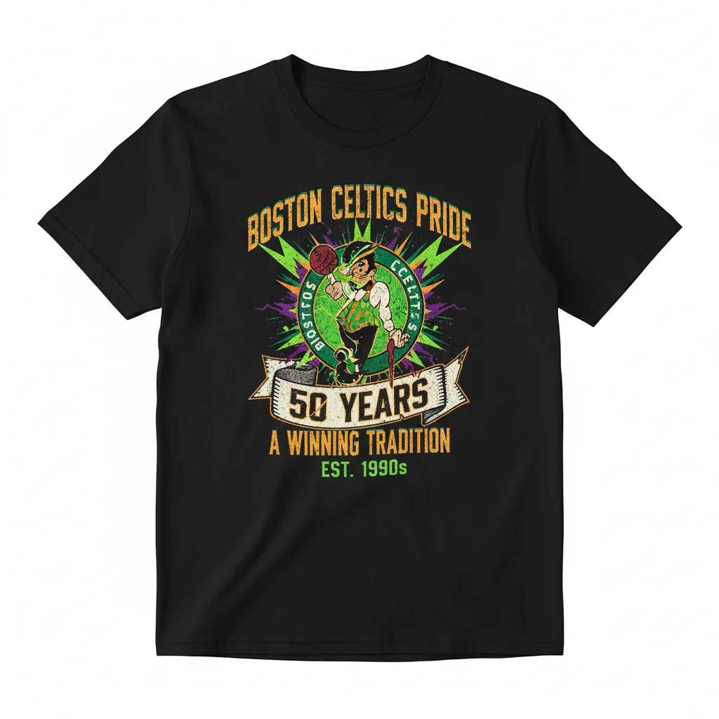 Celtics Legacy '90s Vintage Tee
