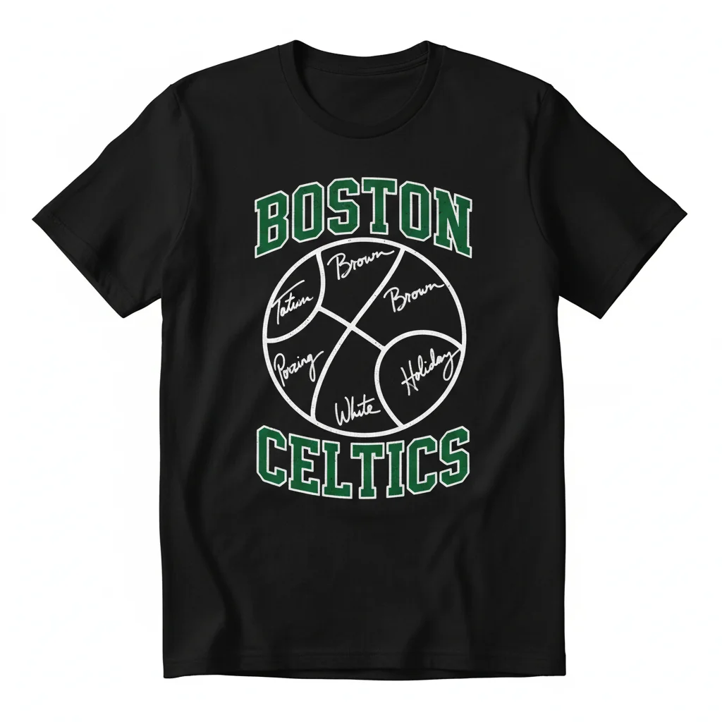 Camiseta Firmas Estrellas Boston Celtics - Durabilidad y Comodidad Garantizadas