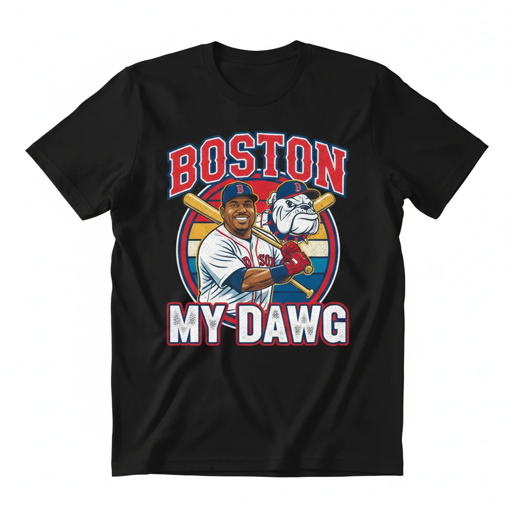 David Ortiz 'My Dawg' T-Shirt | Boston Red Sox Big Papi Fan Apparel