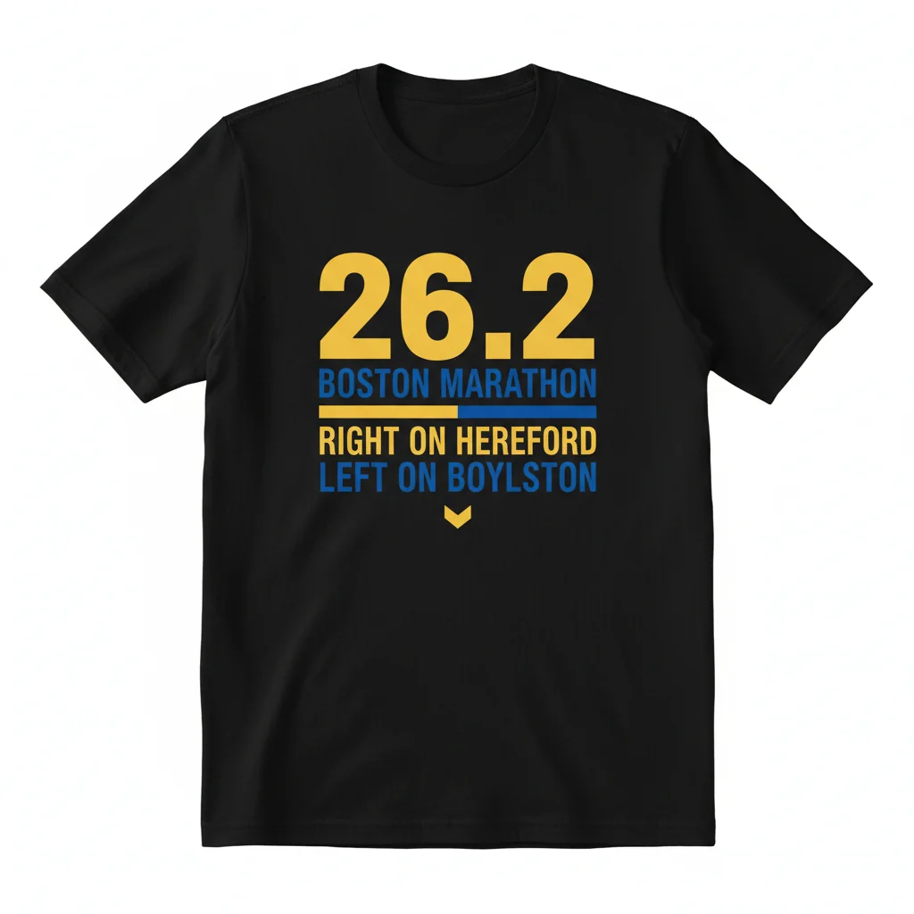 Boston Marathon 26.2 Street Vibe Tee