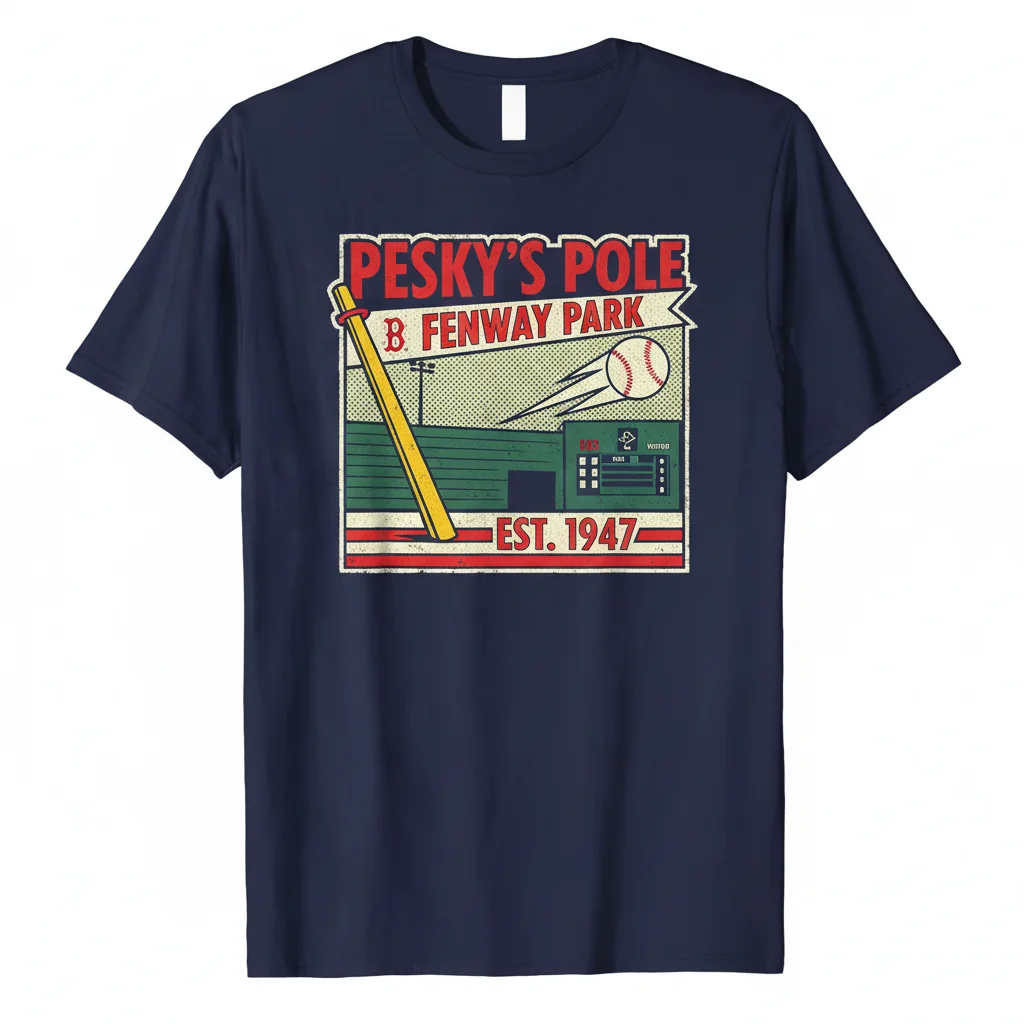 Boston Red Sox Pesky's Pole Fenway Park Vintage Comfort Tee