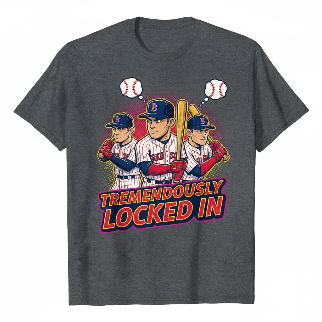 Tremendously Locked In Shirt - Boston Red Sox Fan Tee | Durable & Vibrant Print