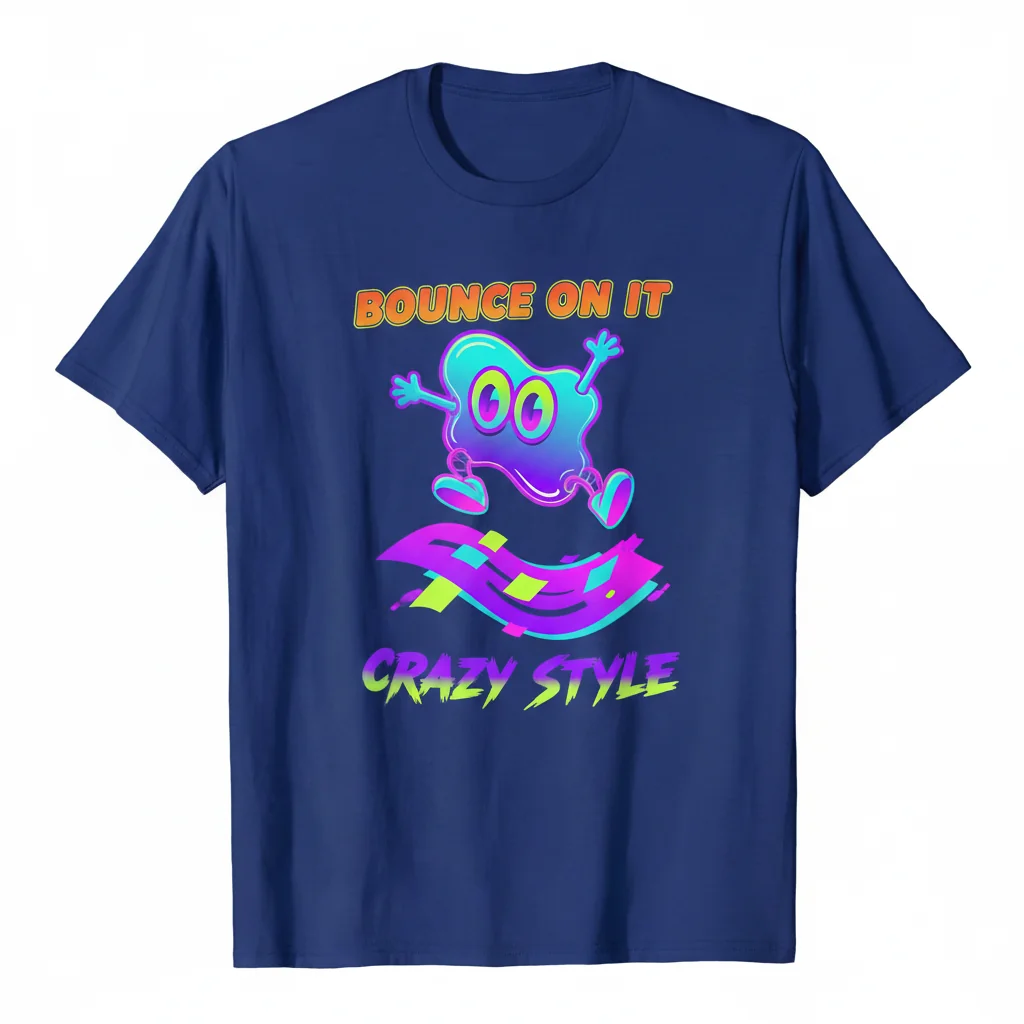 Essential "Bounce On It Crazy Style" Graphic T-Shirt – Premium Ring-Spun Cotton Tee for Men & Women