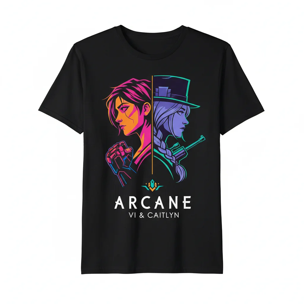 Arcane Vi & Caitlyn Graphic Tee