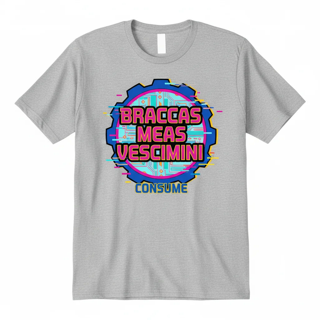 "Braccas Meas Vescimini" - T-Shirt Essenziale: Indossa la Tua Storia