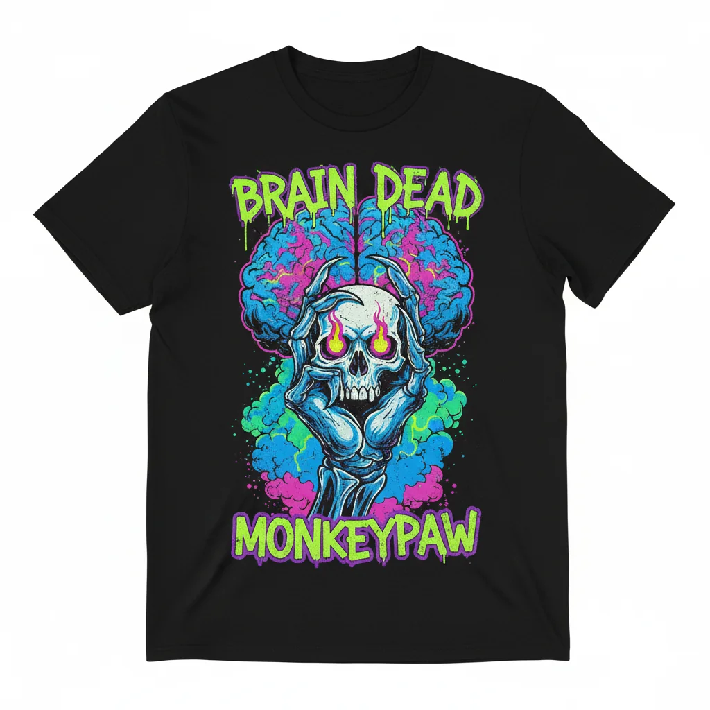Brain Dead Monkeypaw: Unleash Your Inner Visionary Tee