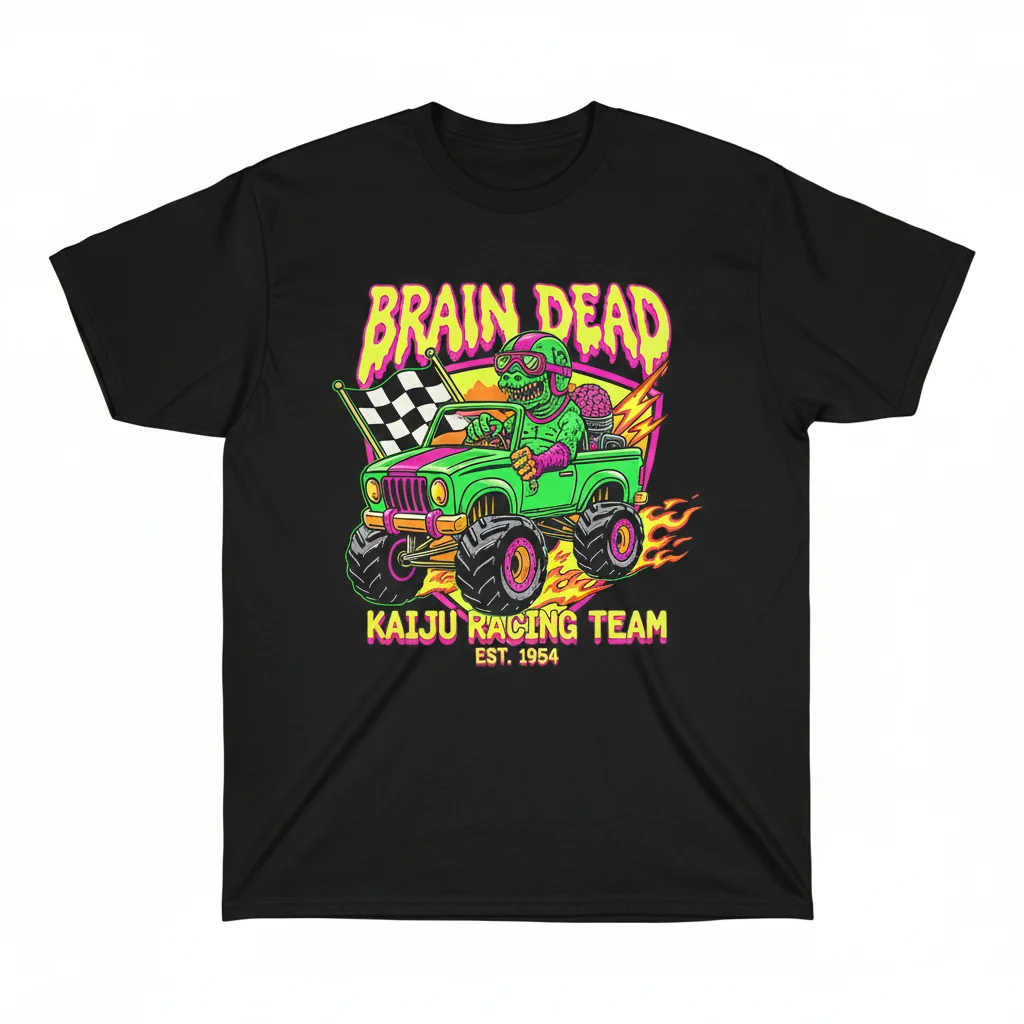 Brain Dead x Godzilla: The Kaiju Racing Tee