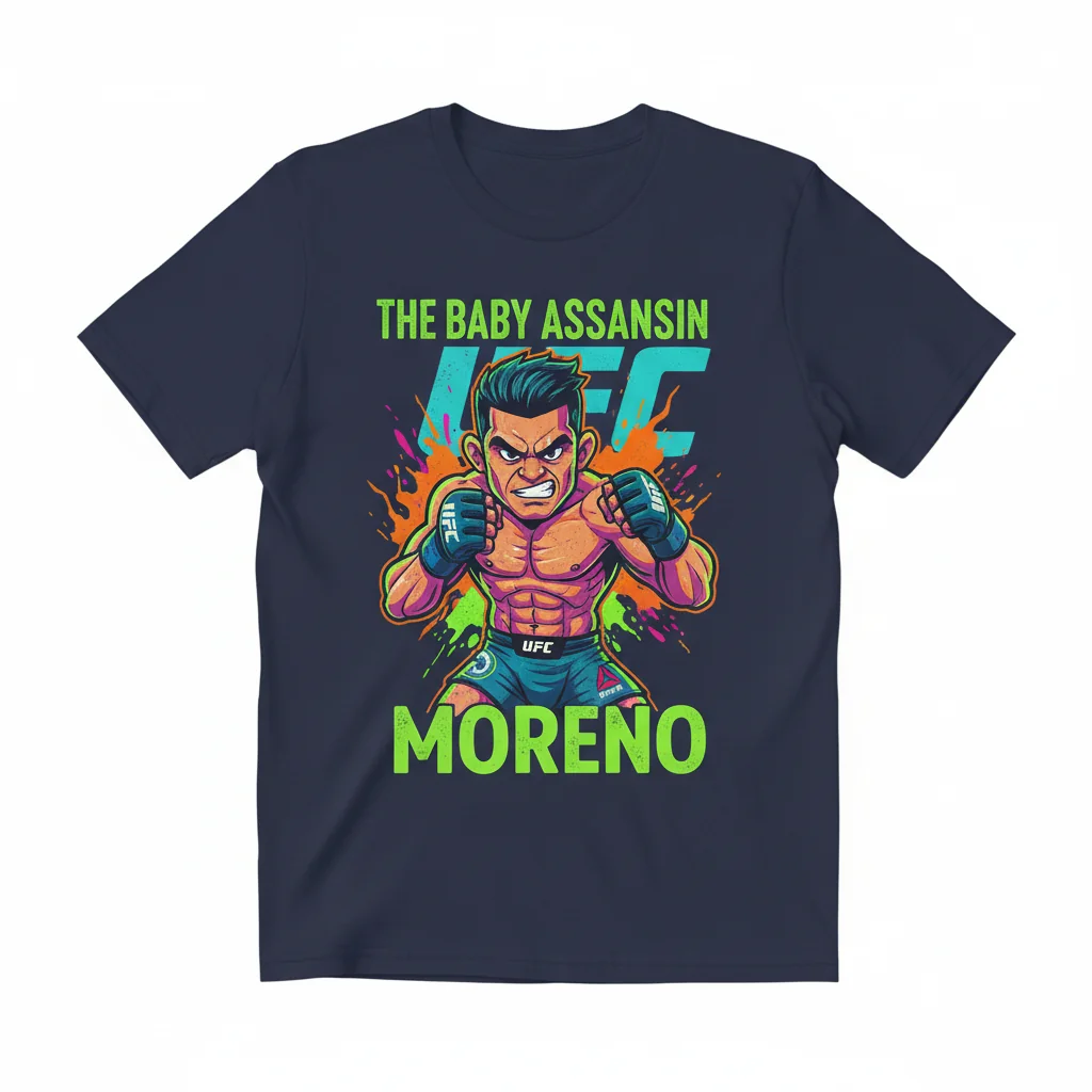 Brandon Moreno Cartoon UFC Essential T-Shirt - Premium Fighter Fan Apparel