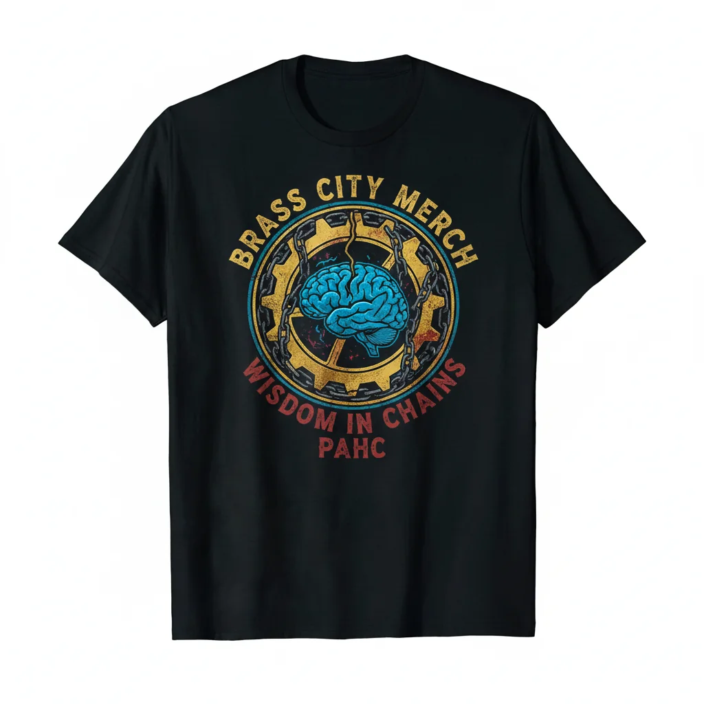 Brass City Merch Wisdom In Chains PAHC Essential T-Shirt - Premium Cotton Tee