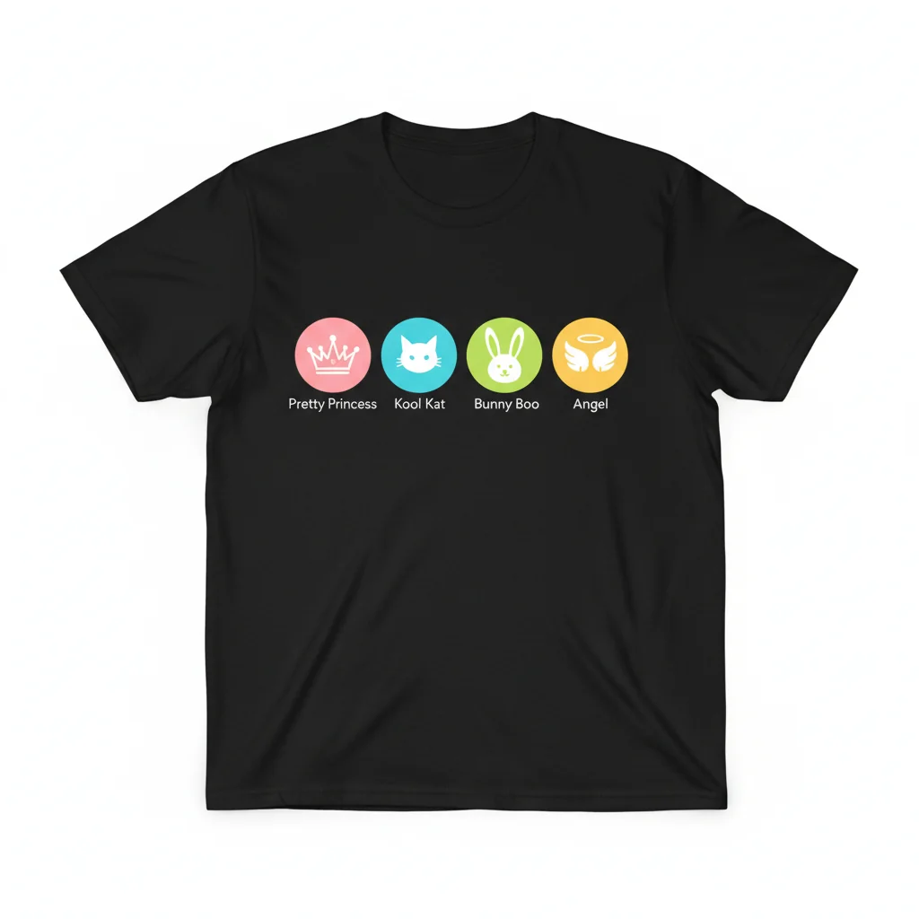 Bratz Symbols V.4 'Pretty Princess' T-Shirt - Essential Kool Kat & Angel Tee