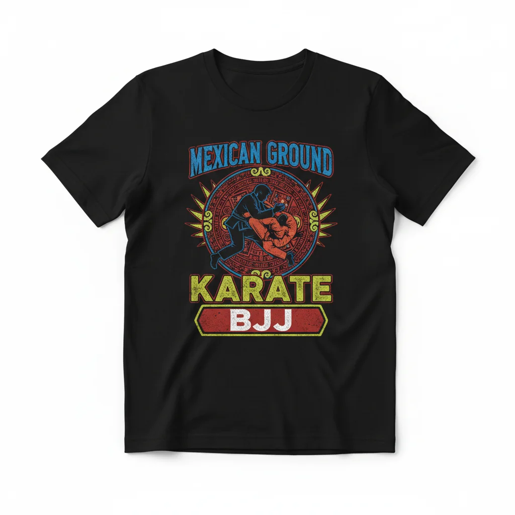 BJJ Essential T-Shirt: Brazilian Jiu Jitsu & Mexican Ground Karate Gear