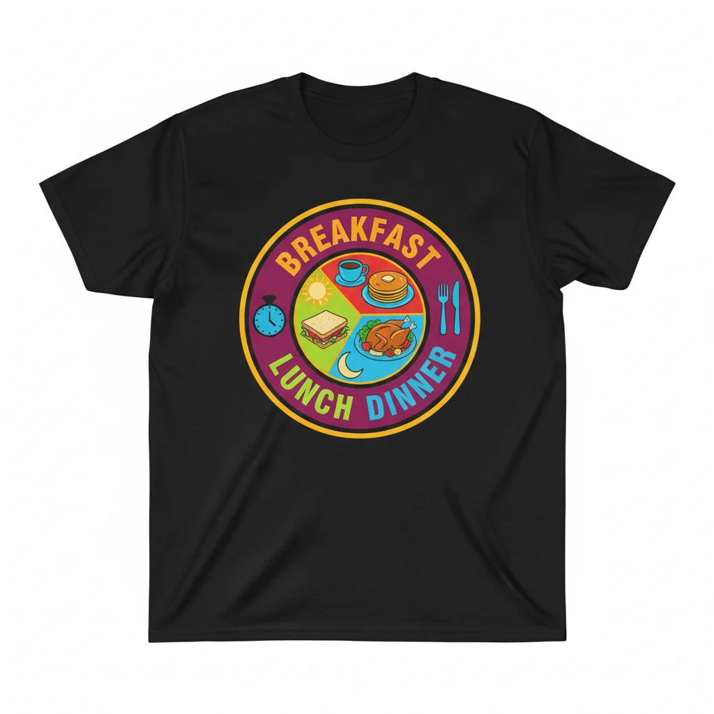 The 'Breakfast, Lunch, and Dinner' Life — Essential Comfort Tee