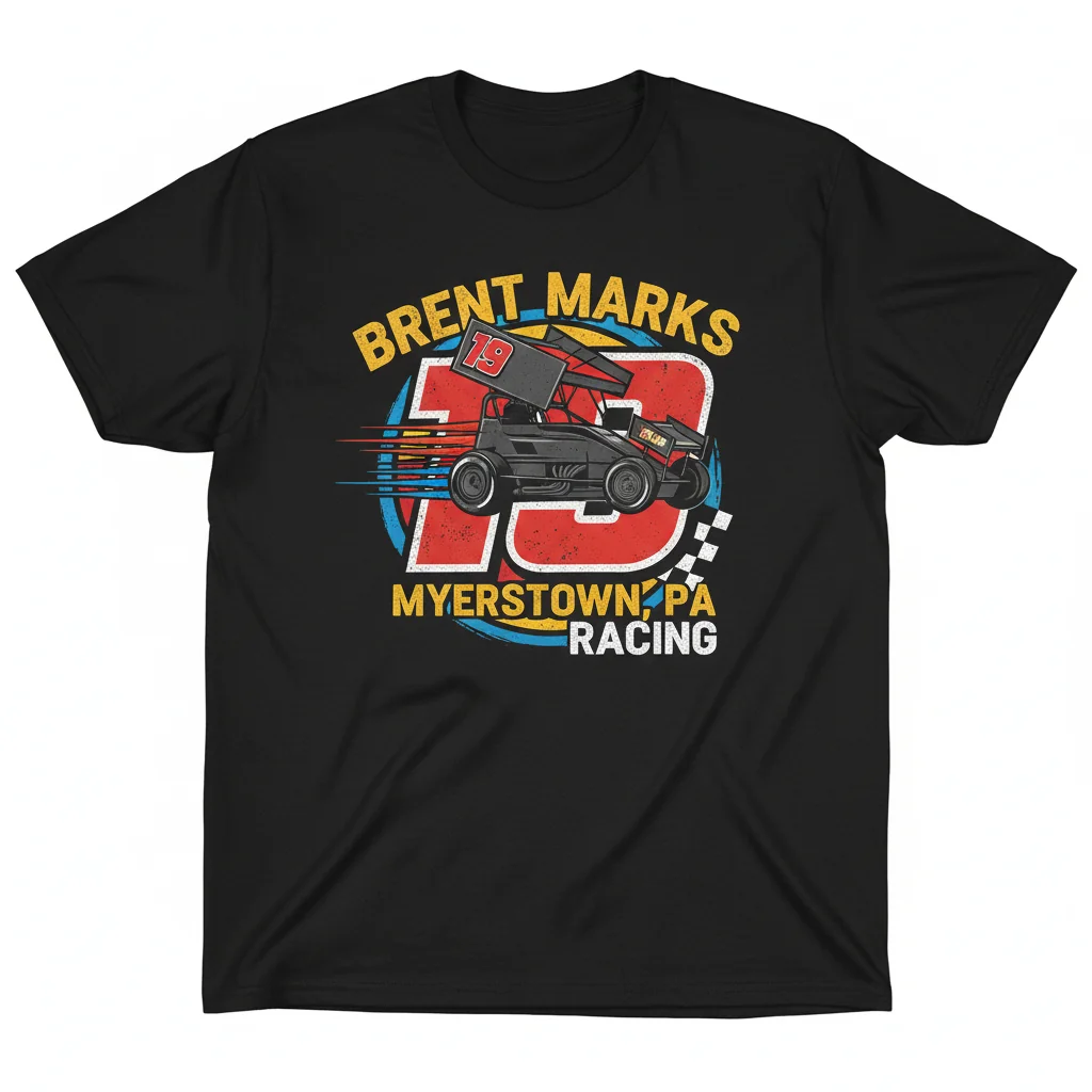 Brent Marks Myerstown Pennsylvania 19 Racing Legacy Tee