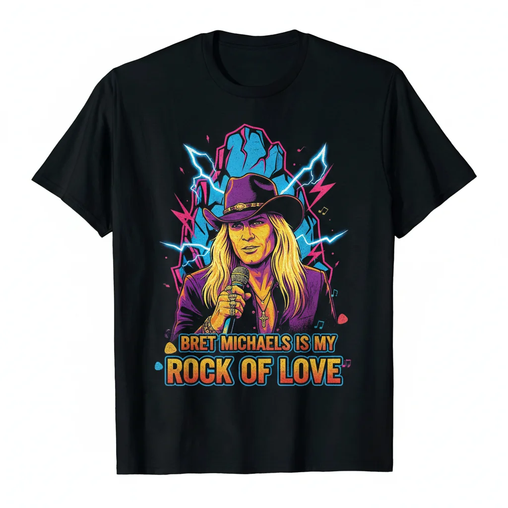 Bret Michaels 'Rock of Love' Shirt | Durable & Ultra-Soft Fan Tee