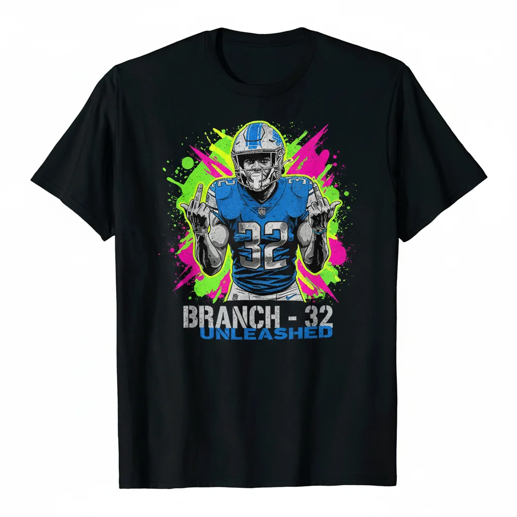 Embrace the Unapologetic: The Brian Branch Iconic Flip Tee